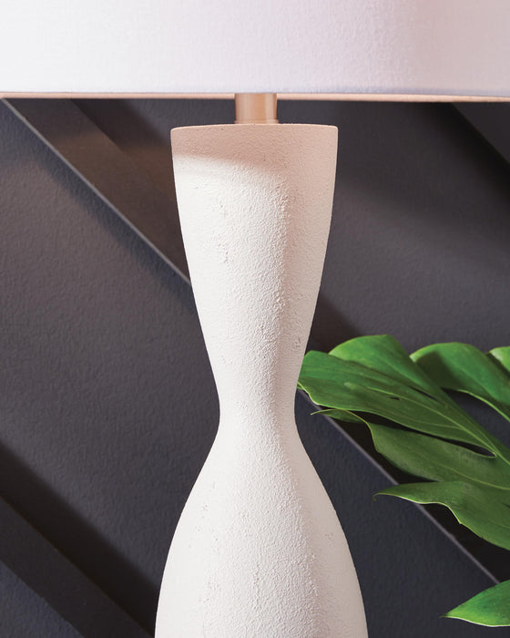 Signature Design White Poly Table Lamp (1/CN)