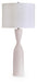Signature Design White Poly Table Lamp (1/CN)