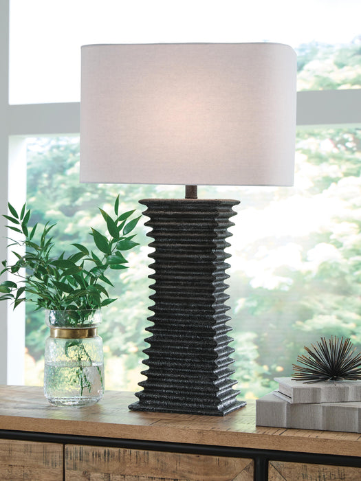 Signature Design Black Poly Table Lamp (1/CN)