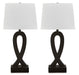 Signature Design Black Poly Table Lamp (2/CN)
