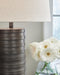 Signature Design Antique Brown Poly Table Lamp (2/CN)