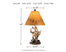 Signature Design Brown Poly Table Lamp (2/CN)