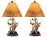 Signature Design Brown Poly Table Lamp (2/CN)