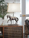 Signature Design Bronze Finish Poly Table Lamp (1/CN)