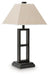 Signature Design Black Metal Table Lamp (2/CN)