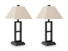 Signature Design Black Metal Table Lamp (2/CN)