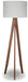 Signature Design Brown Wood Floor Lamp (1/CN)