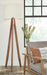 Signature Design Brown Wood Floor Lamp (1/CN)
