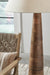 Signature Design Brown Wood Floor Lamp (1/CN)