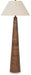 Signature Design Brown Wood Floor Lamp (1/CN)