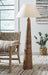 Signature Design Brown Wood Floor Lamp (1/CN)