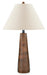 Signature Design Brown Wood Table Lamp (1/CN)