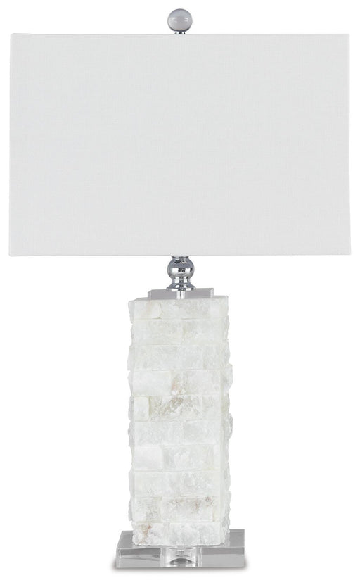 Signature Design White Alabaster Table Lamp (1/CN)