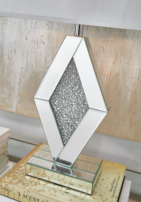 Signature Design Silver Finish Mirror Table Lamp (1/CN)
