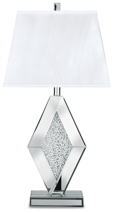 Signature Design Silver Finish Mirror Table Lamp (1/CN)