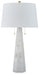 Signature Design White Alabaster Table Lamp (1/CN)