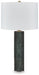 Signature Design Green Marble Table Lamp (1/CN)