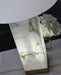 Signature Design White/Gold Finish Alabaster Table Lamp (1/CN)