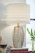 Signature Design Gray Glass Table Lamp (1/CN)