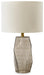 Signature Design Gray Glass Table Lamp (1/CN)