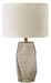 Signature Design Gray Glass Table Lamp (1/CN)