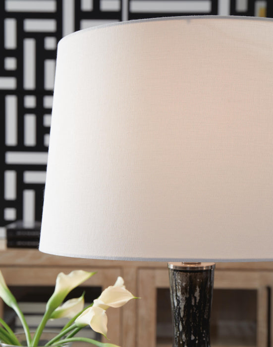 Signature Design Antique Black Glass Table Lamp (1/CN)