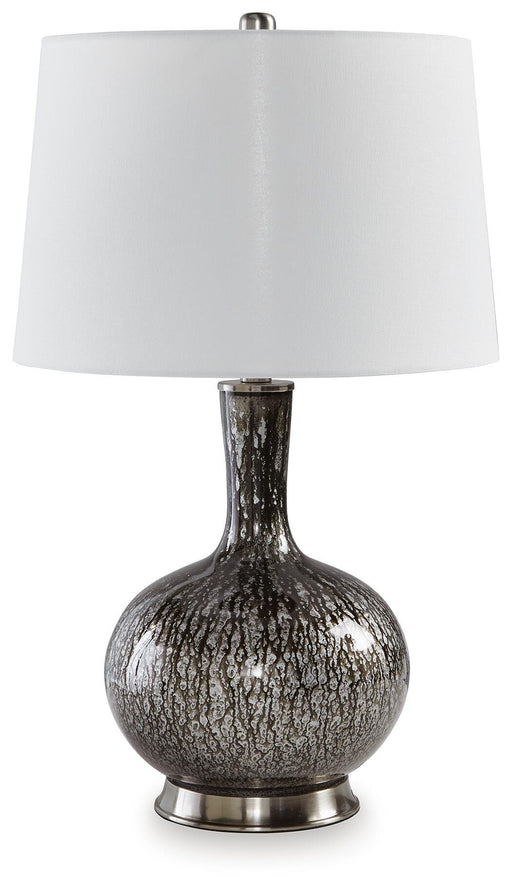 Signature Design Antique Black Glass Table Lamp (1/CN)