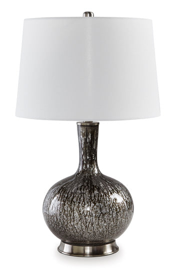 Signature Design Antique Black Glass Table Lamp (1/CN)
