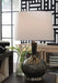 Signature Design Antique Black Glass Table Lamp (1/CN)