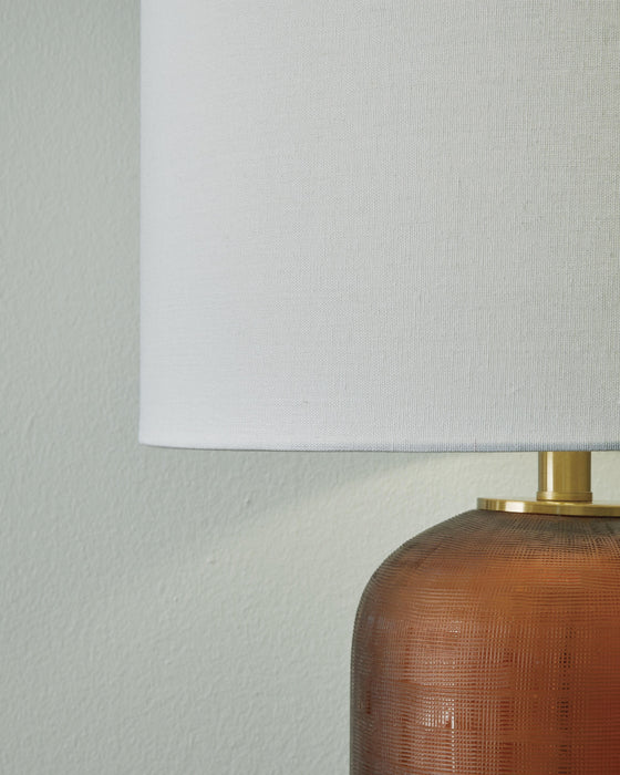Signature Design Amber Glass Table Lamp (1/CN)