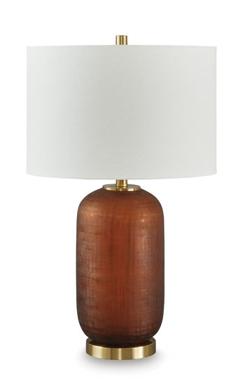 Signature Design Amber Glass Table Lamp (1/CN)