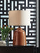 Signature Design Rust Glass Table Lamp (1/CN)