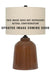 Signature Design Rust Glass Table Lamp (1/CN)