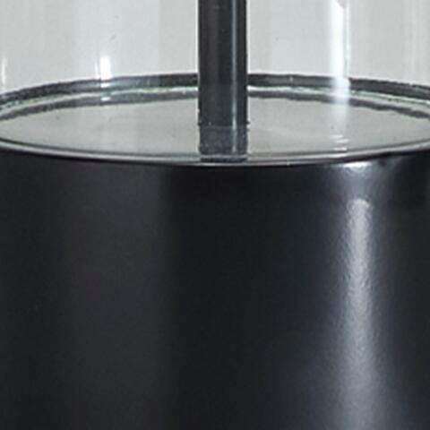 Signature Design Clear/Black Glass Table Lamp (1/CN)