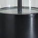 Signature Design Clear/Black Glass Table Lamp (1/CN)