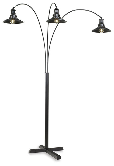 Signature Design Black Metal Arc Lamp (1/CN)