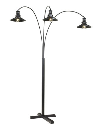 Signature Design Black Metal Arc Lamp (1/CN)