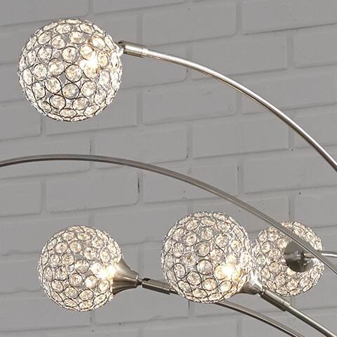 Signature Design Silver Finish Metal Arc Lamp (1/CN)