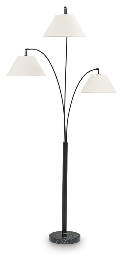 Signature Design Black Metal Arc Lamp (1/CN)