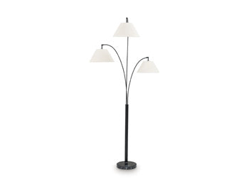 Signature Design Black Metal Arc Lamp (1/CN)