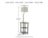 Signature Design Black Metal Tray Lamp (1/CN)