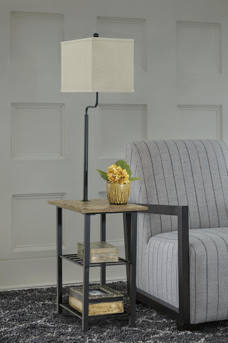 Signature Design Black Metal Tray Lamp (1/CN)