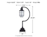 Signature Design Antique Black Metal Desk Lamp (1/CN)