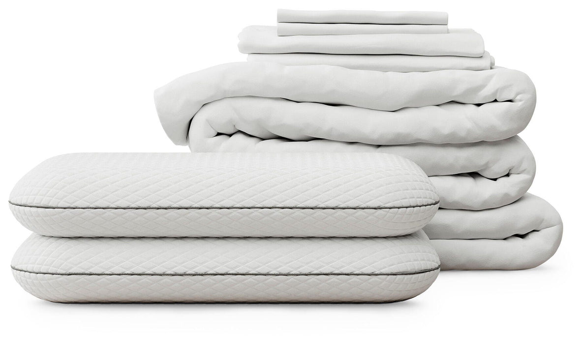 Nectar White Full Bedding Bundle