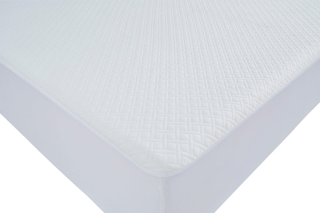 Ashley Sleep White QN Mattress Protector(4/CS)