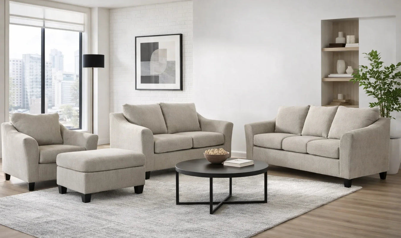 4 Piece Living Room Set