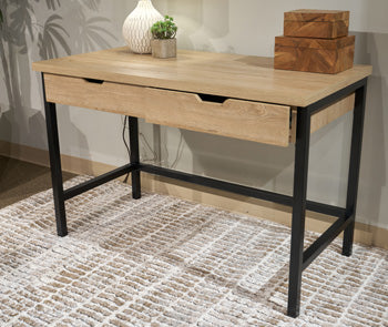 Signature Design Light Brown Home Office Desk