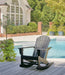 Signature Design Black Rocking Chair