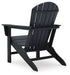 Signature Design Black Adirondack Chair