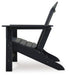 Signature Design Black Adirondack Chair